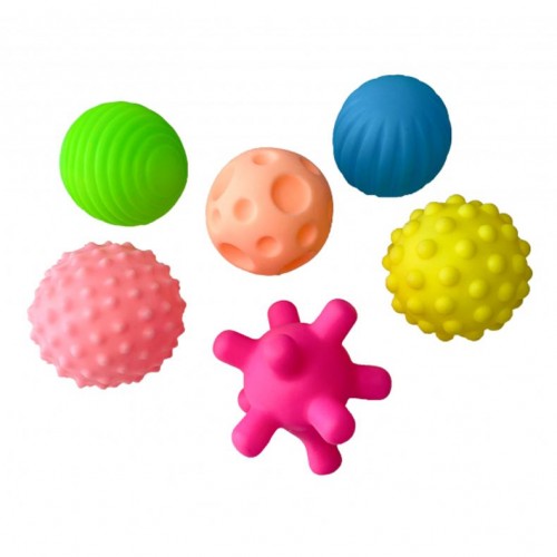 Іграшка розвиваюча "М'ячики тактиліки" (6 шт.) (MiC)