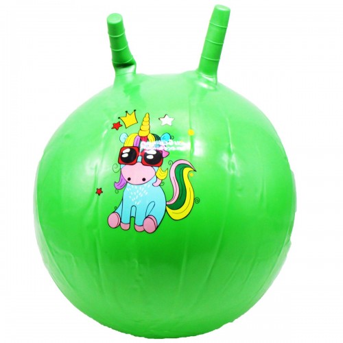 Мяч для фитнеса "Рога", зеленый, 45 см (MiC)