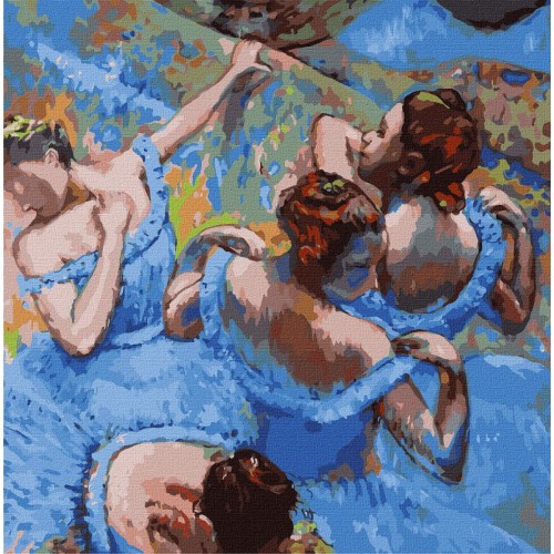 Картина по номерам "Голубые танцовщицы" (Ідейка)