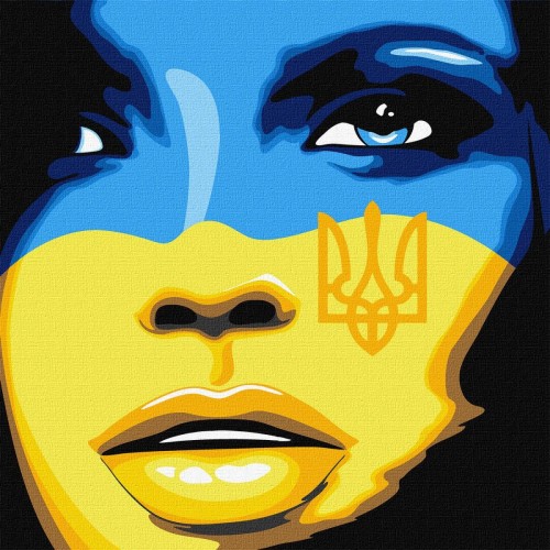 Картина по номерам "Свободная Украина" ★★ (Ідейка)