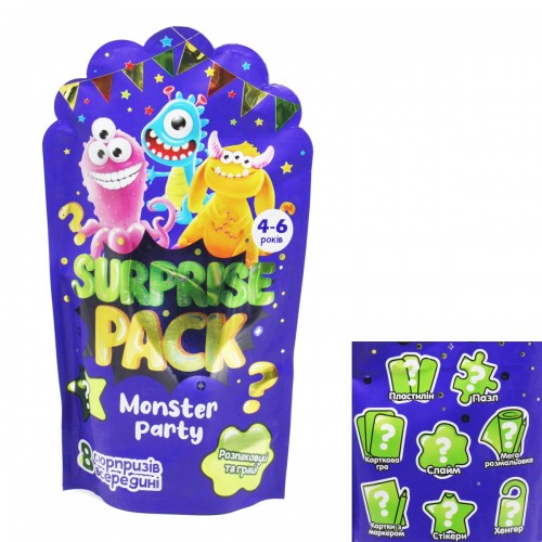 Набір сюрпризів "Surprise pack. Monster party" (Vladi Toys)