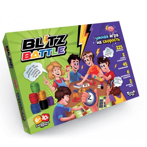 Настільна гра "Blitz Battle" - швидке сутиччя!