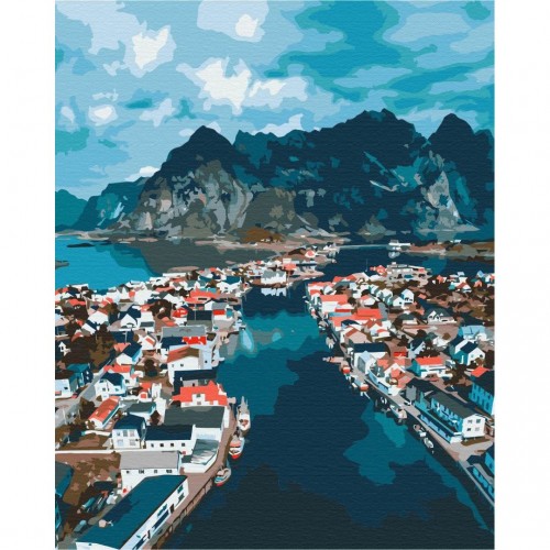Картина по номерам "Норвежские фьорды"★★★ (Brushme)