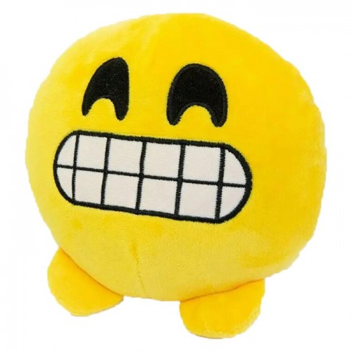Мягкая игрушка "Смайлик Emoji Зубастик"