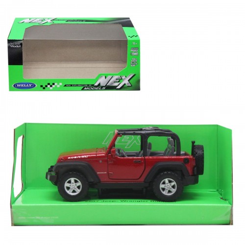 Машинка металева "Jeep Wrangler Rubicon", червона (MiC)