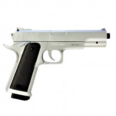 Страйкбольний пістолет Colt25 Колір сталі на пульках