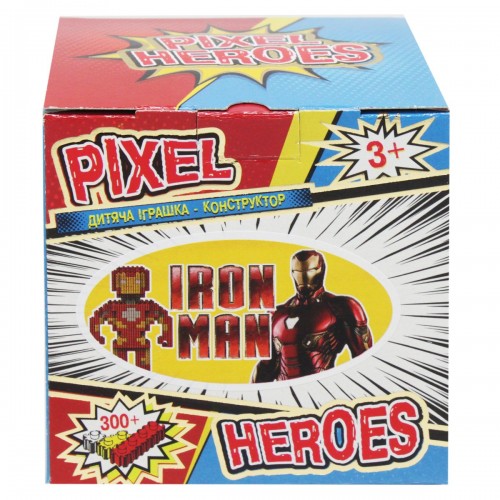 Конструктор Pixel Heroes: Железный человек, 380 деталей