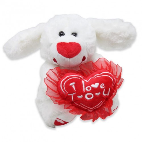 Мягкая игрушка "Собачка с сердцем"