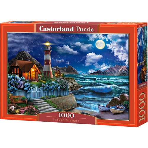 Пазлы Castorland "Ночь моряка", 1000 элементов (Castorland)