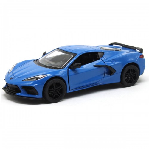Машинка Kinsmart "2021 Corvette", синяя