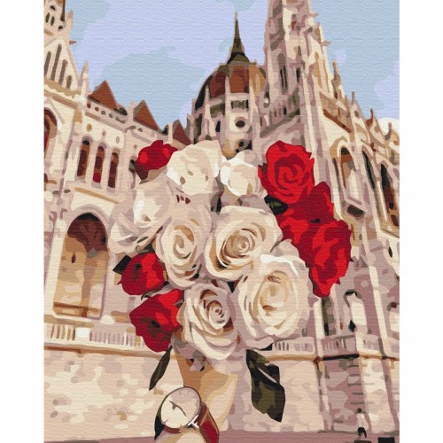 Картина по номерам "Розы в Будапеште" ★★★ (Brushme)