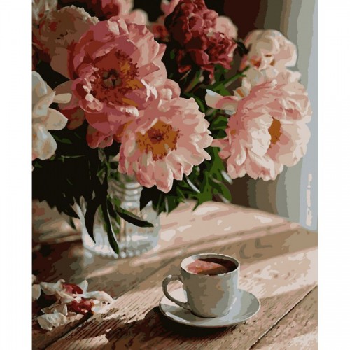 Картина по номерам "Кофе в уюте" ★★★★ (Artissimo)
