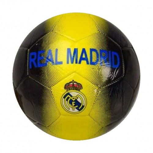 М'яч футбольний "Мадрид" №5, чорно-жовтий (MiC)