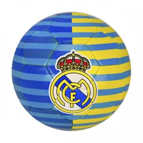 Мяч футбольный детский №5 "Реал", голубой с желтым (MiC)