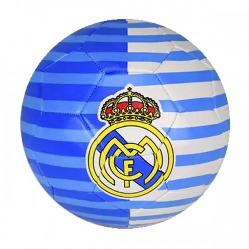 Мяч футбольный детский №5 "Реал", голубой с белым (MiC)