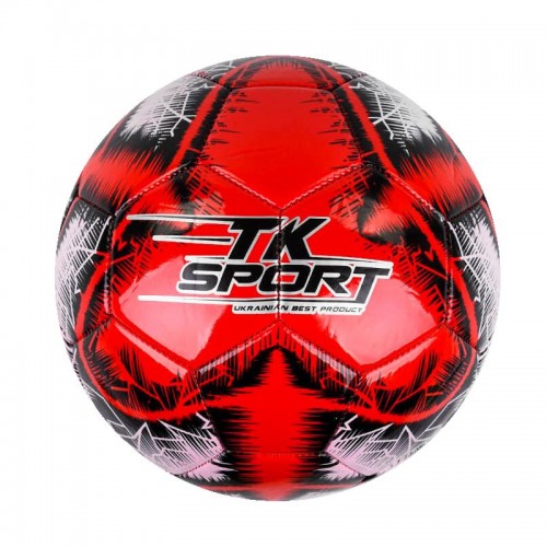 М`яч футбольний "TK Sport" №5, червоний (TPE) (MiC)