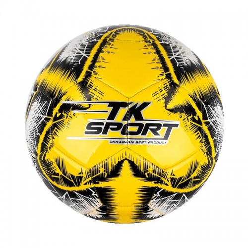 М`яч футбольний "TK Sport" №5, жовтий (TPE) (MiC)