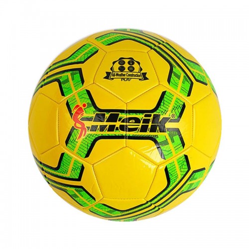 Мяч футбольный "Meik" №5, желтый (PVC) (MiC)