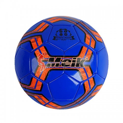 Мяч футбольный "Meik" №5, синий (PVC) (MiC)