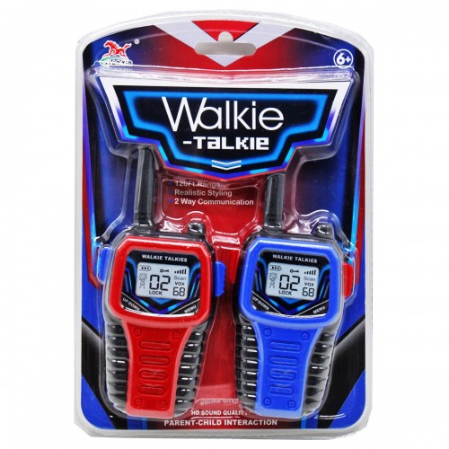 Рация "Walkie Talkie", синяя + красная (MiC)