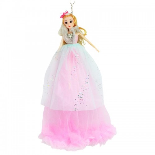 Кукла в бальном платье "Звезды", розовая