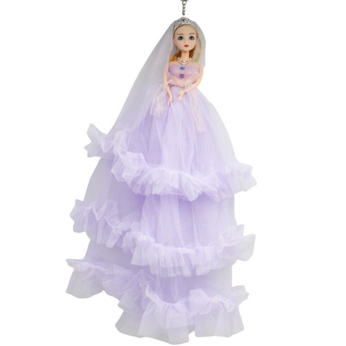Лялька "Наречена" у бузковій сукні