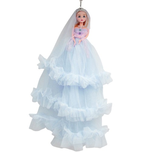 Лялька в довгій сукні "Наречена", блакитний (MiC)