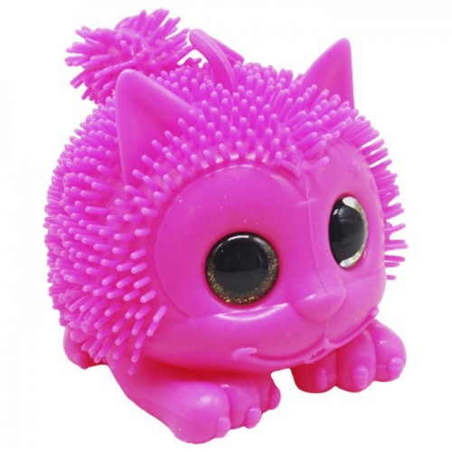 Іграшка-антистрес "Пухнастий котик", рожевий (MiC)