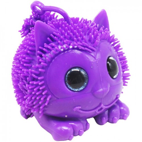 Игрушка-антистресс "Пушистый котик", фиолетовый (MiC)