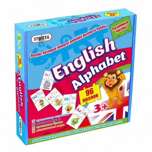 Розвиваюча гра-пазли "Англійський алфавіт"
