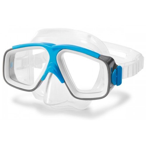 Маска для плавания Surf Rider Masks голубой (Intex)