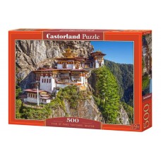Пазли Вид на Paro Taktsang. Bhutan, 500 елементів