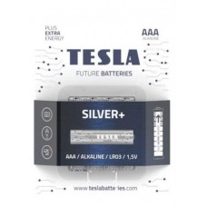 Батарейки TESLA AAA SILVER+ (LR03), 4 штуки