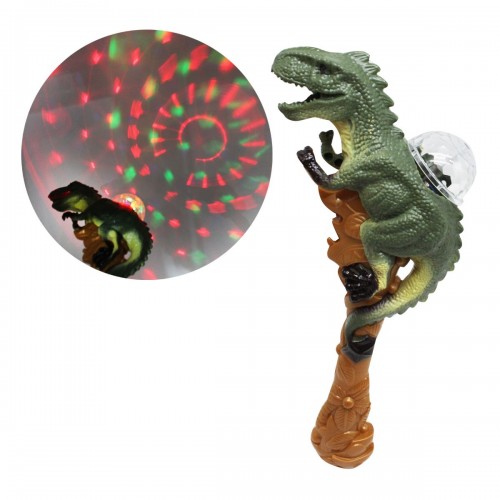 Интерактивная игрушка "Динозавр" на палке, со светом (MiC)