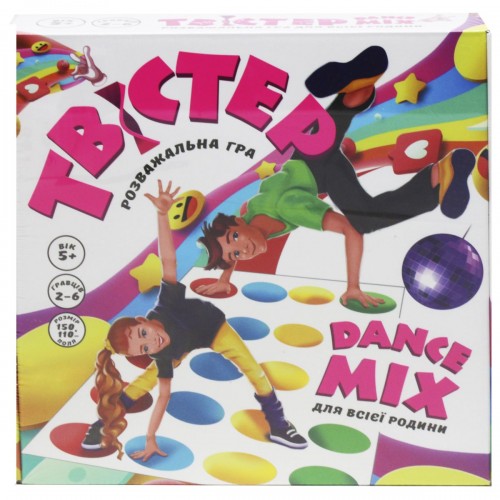 Твистер Dance Mix - игра+тистер, танцы