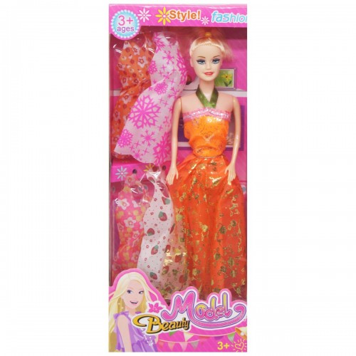Кукла "Model" в оранжевом
