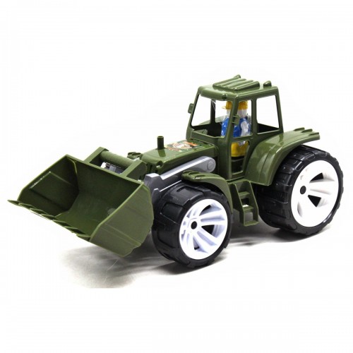 Детская игрушка "Трактор BAMS 1 ківш" - военный BAMSIC