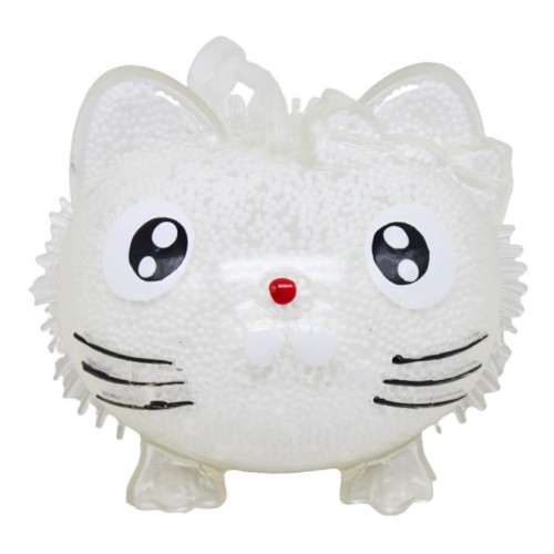 Антистрес іграшка зі світлом "Кітті" біла (MiC)