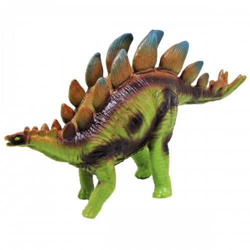 Динозавр резиновый со звуком "Стегозавр" (MiC)