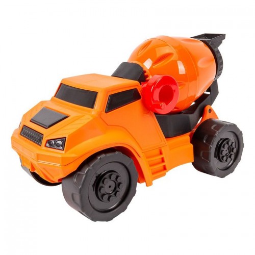 Машинка пластиковая "Автомиксер", оранжевый (Технок)