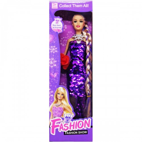 Лялька "Fashion Doll" фіолетова (28 см)