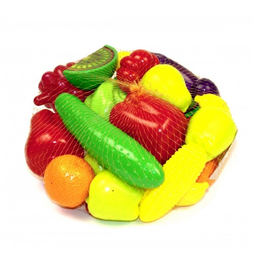 Набір "Фрукти і овочі" (24 шт) - Освіжаючі іграшкові продукти