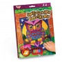 Раскраска глиттером по номерам "Сова" (Dankotoys)