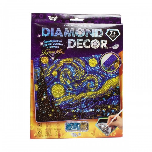Набор для творчества "Diamond Decor: Звёздная ночь" (Dankotoys)