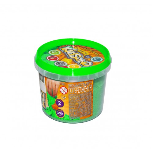 Кінетичний пісок "KidSand", зелений, KS-01-03, 350 г (Dankotoys)