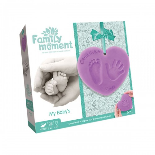 Набор для отпечатка ручки и ножки "Family Moment", FMM-01-01 (рус) (Dankotoys)