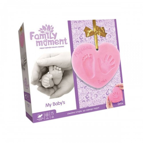 Набір для відбитка ручки і ніжки "Family Moment", FMM-01-02 (рус) (Dankotoys)