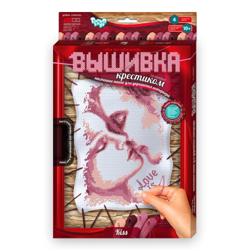 Набор для творчества "Вышивка крестиком по номерам" на растяжке (DONKEY TOYS)