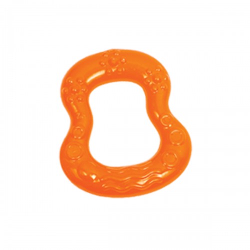 Прорезыватель для зубов, с водой "Фигура" (оранжевый) (Lindo)