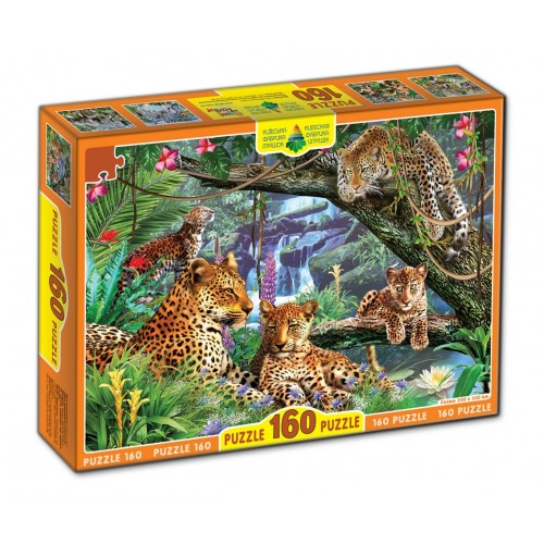 Пазл "Леопарди" 160 елементів - захоплююча гра!